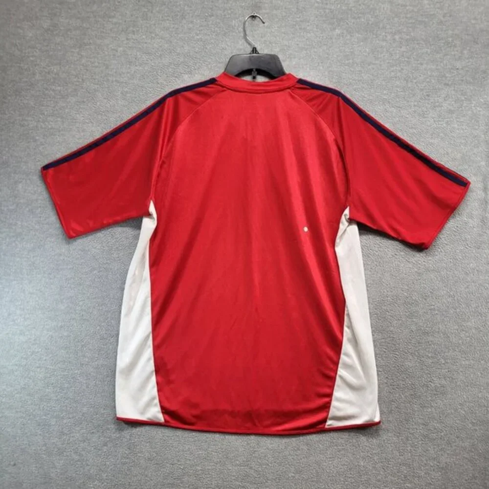 England Men Jersey XL Red Adidas Logo‎ World Cup FIFA Germany 2016 Training